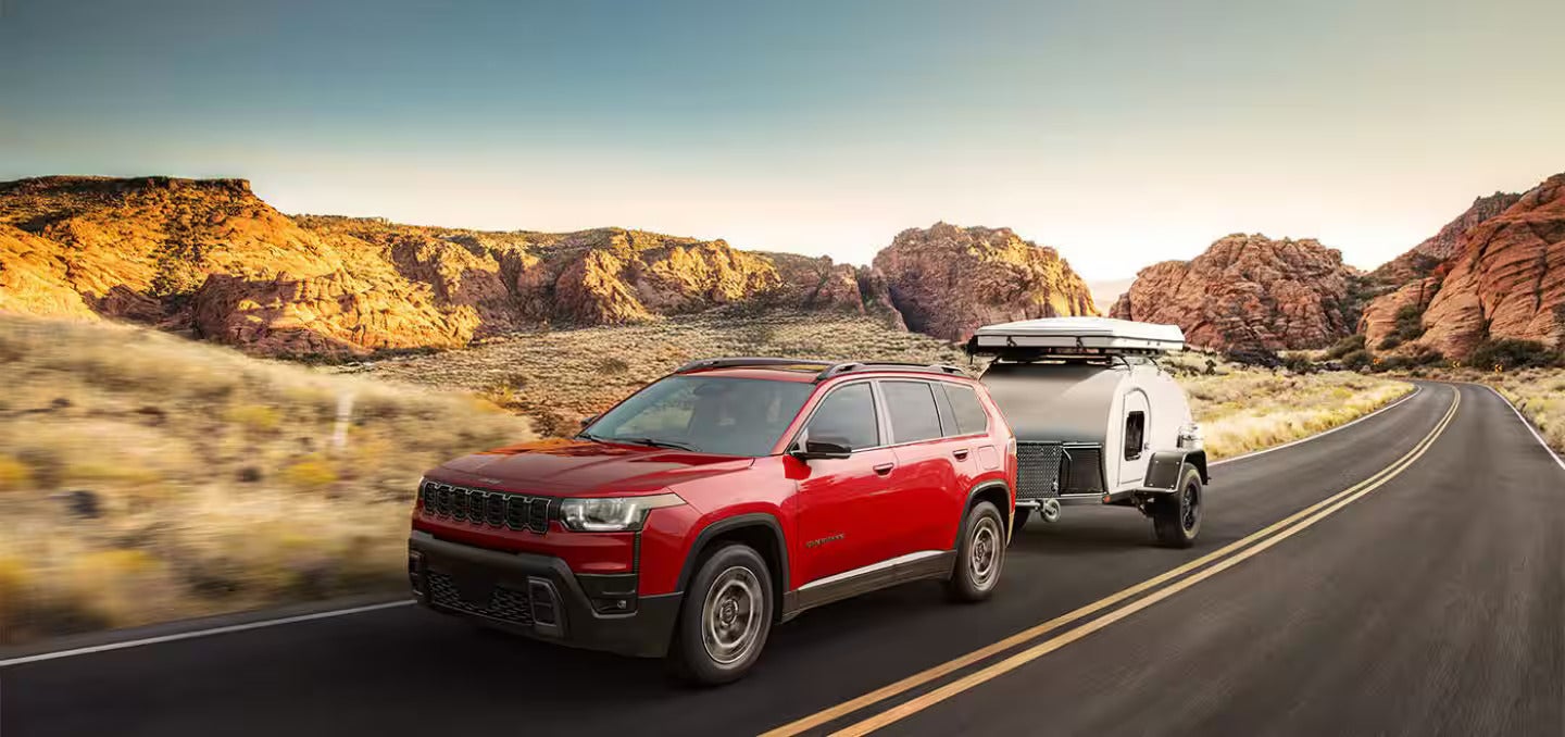 2026 Jeep Cherokee pulling a trailer