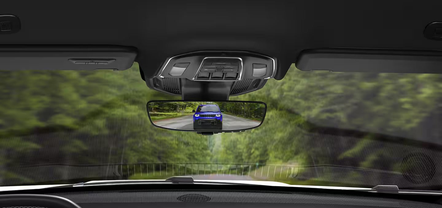2026 Jeep Cherokee interior view of the rear view mirror