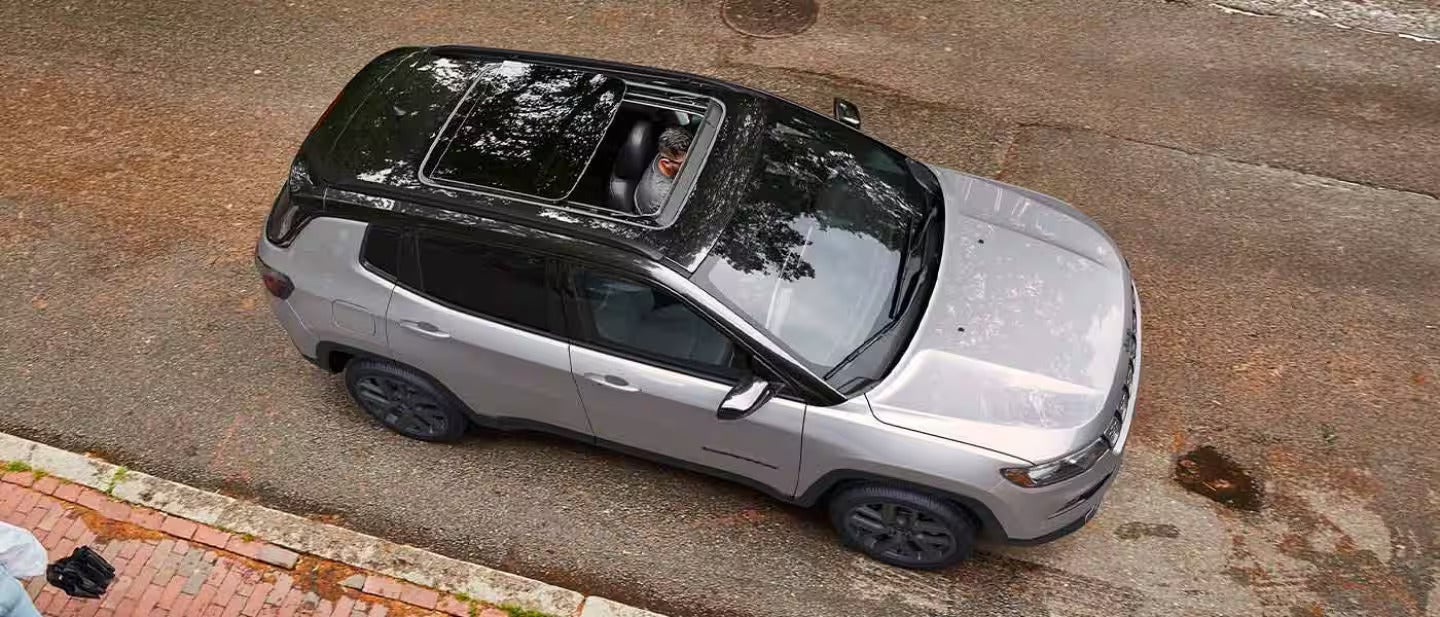 2026 Jeep Compass driving in the city