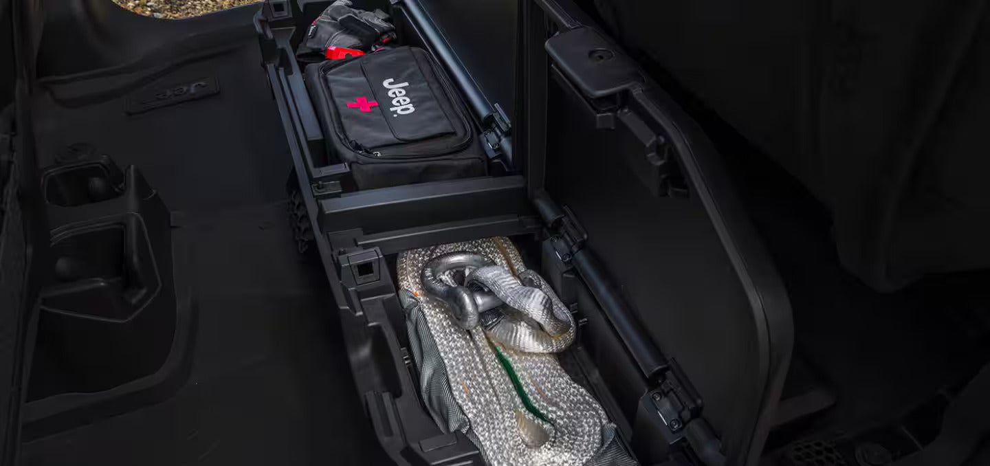2026 Jeep Gladiator interior view of safety equipment in the vehicle