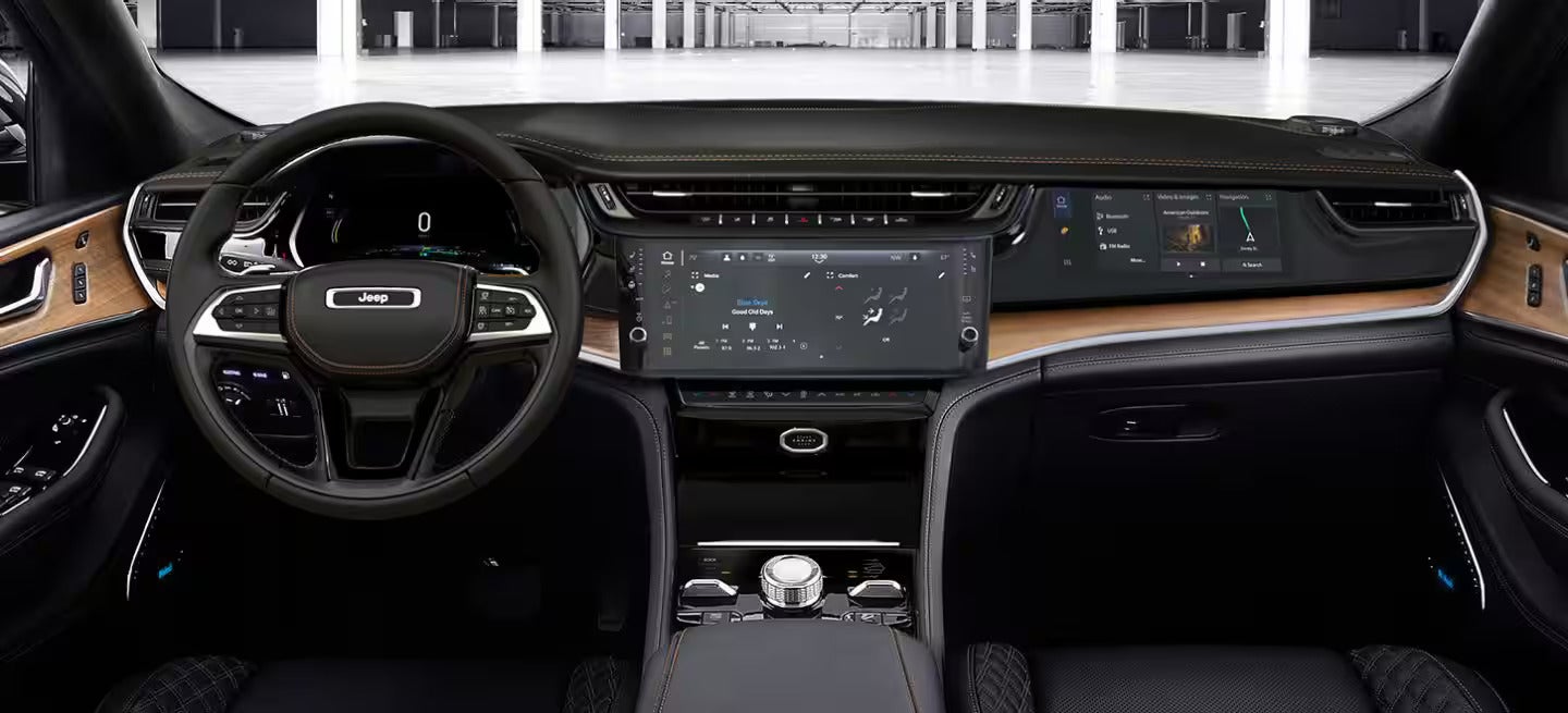 2026 Jeep Grand Cherokee interior view of the infotainment system