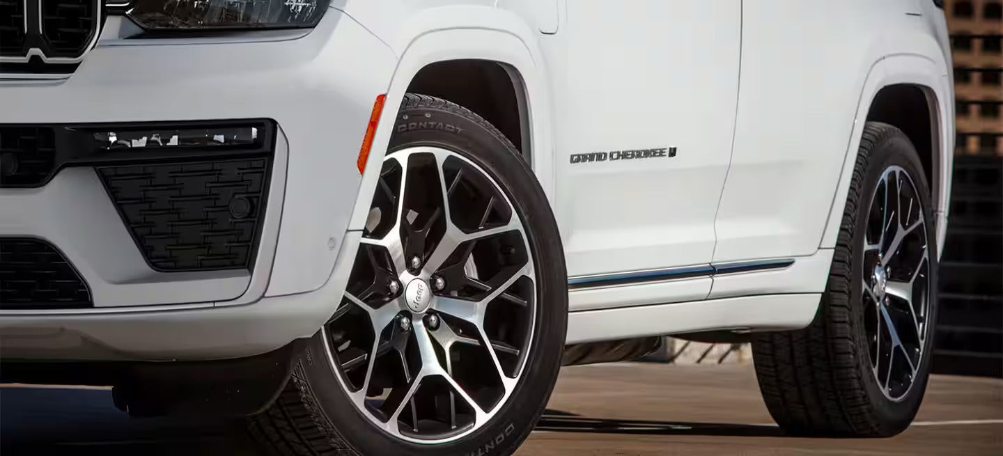 2026 Jeep Grand Cherokee exterior view of the wheels
