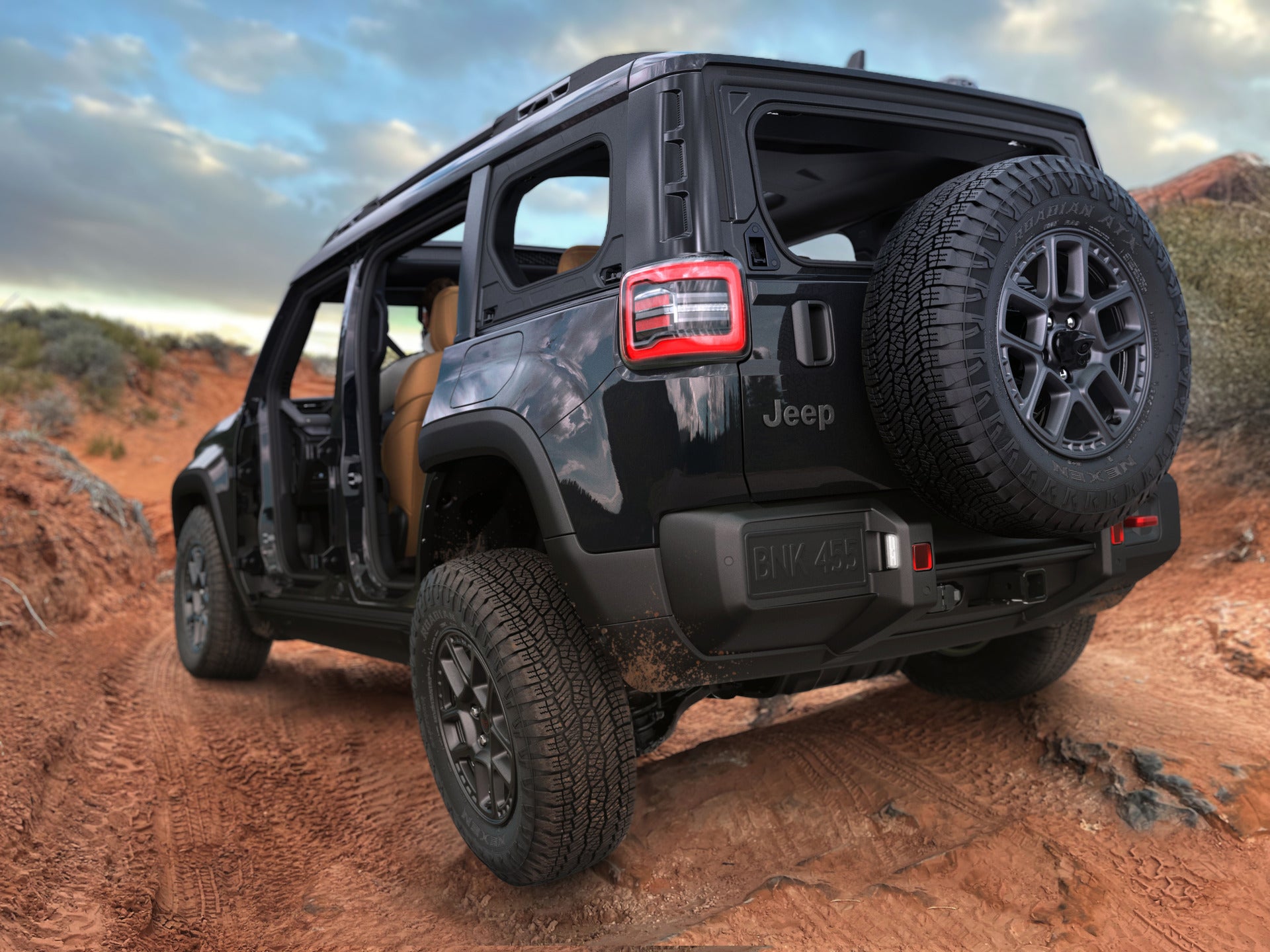 2026 Jeep Recon parked on top of some rocks