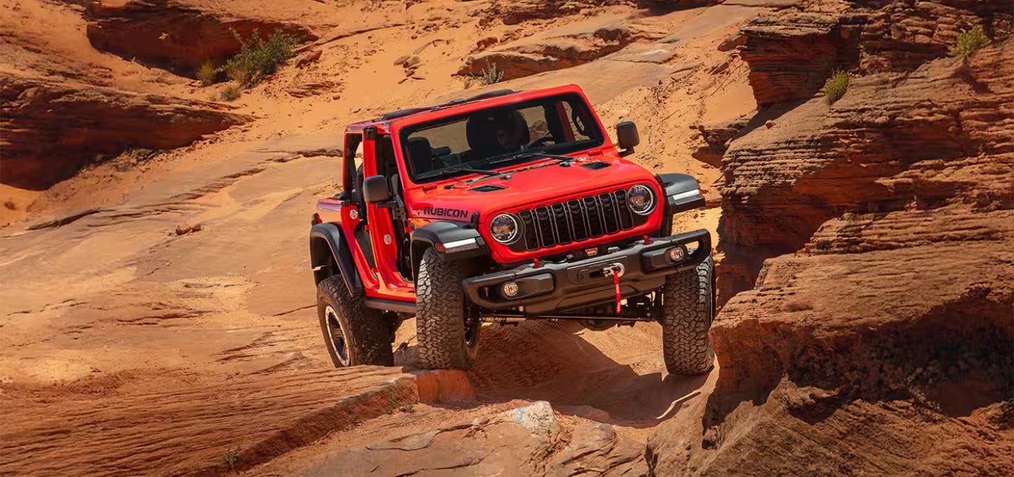 2026 Jeep Wrangler rock crawling