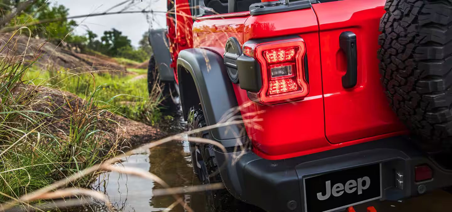 2026 Jeep Wrangler exterior view of the tail lights