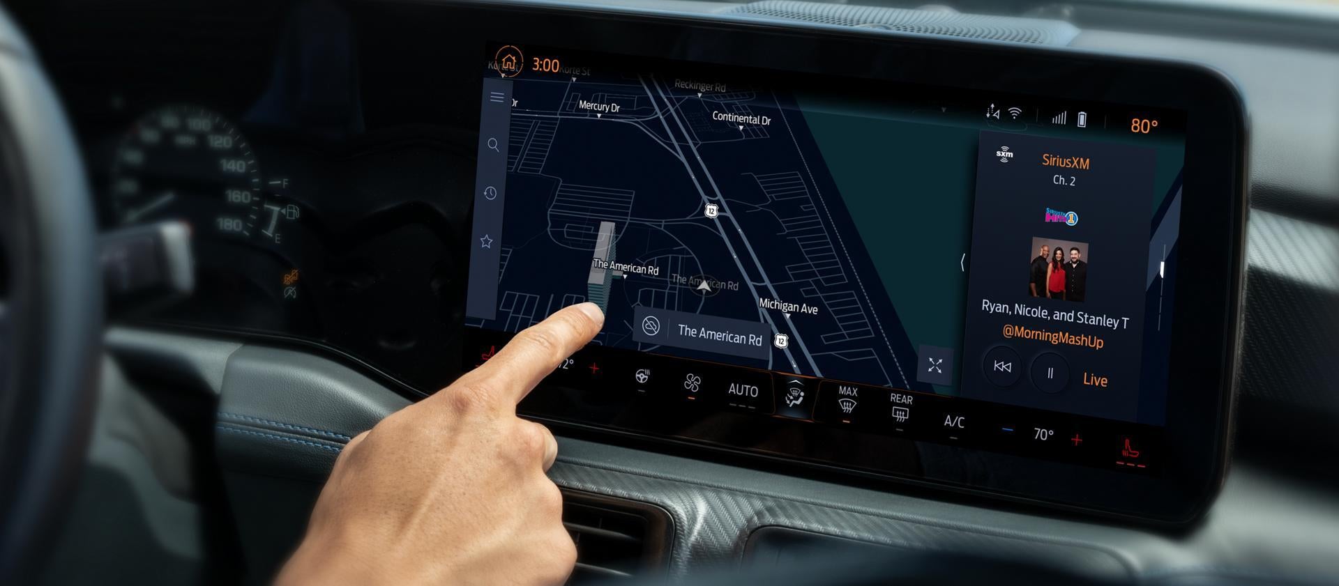 navigation in the 2026 ford mustang