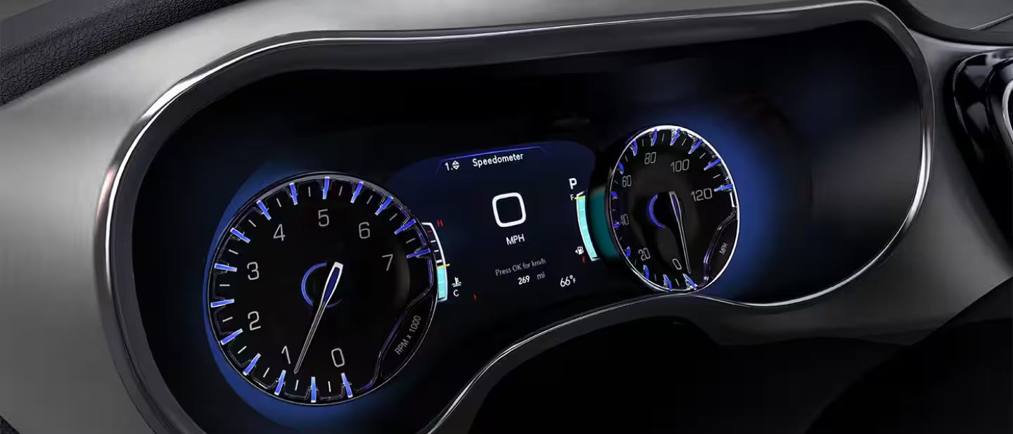 2026 Chrysler Pacifica interior view of the speedometer