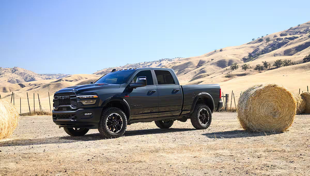2026 Ram 2500 parked on a farm in the desert