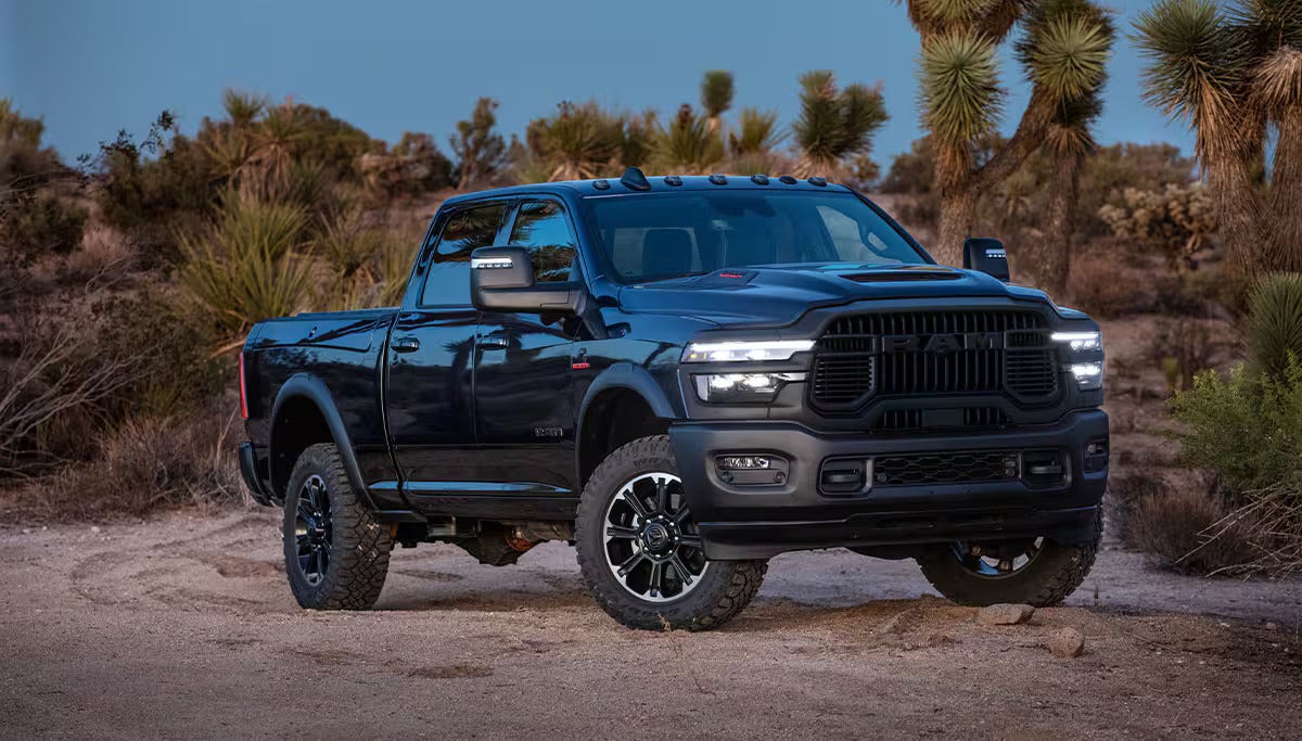 2026 Ram 2500 parked in the desert