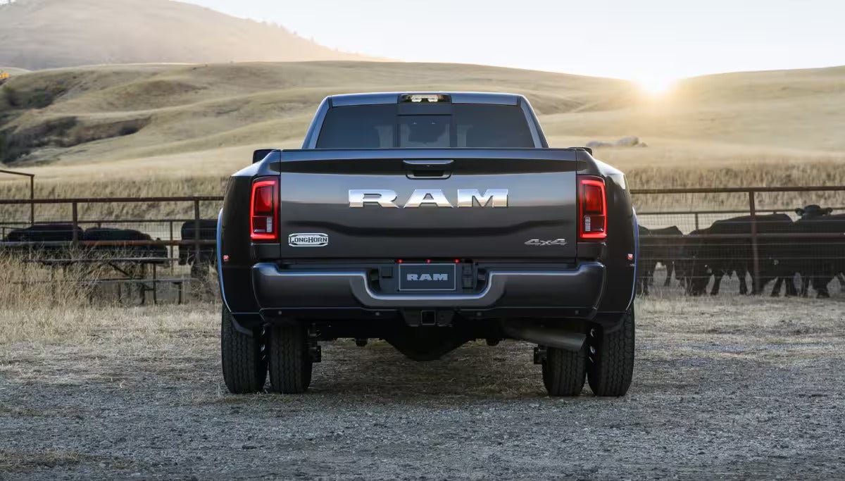 2026 Ram 3500 exterior view of the truck bed