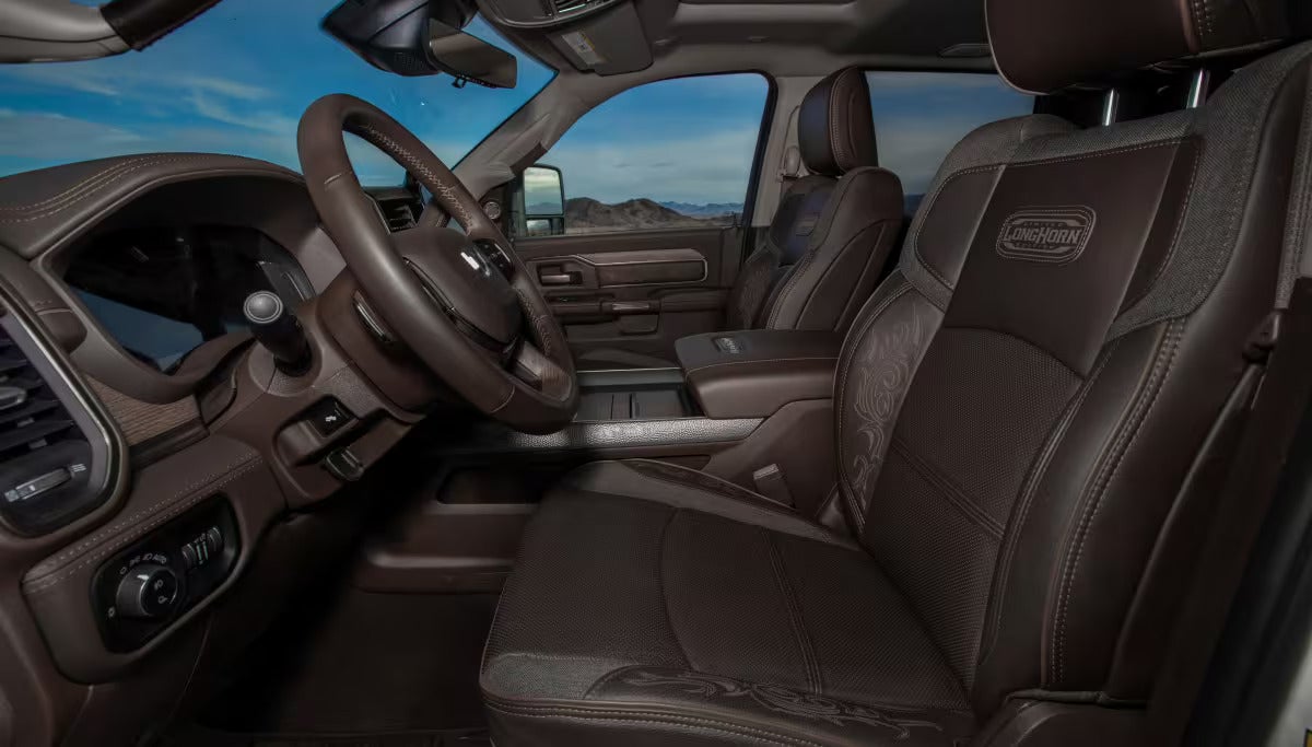 2026 Ram 3500 view of the interior