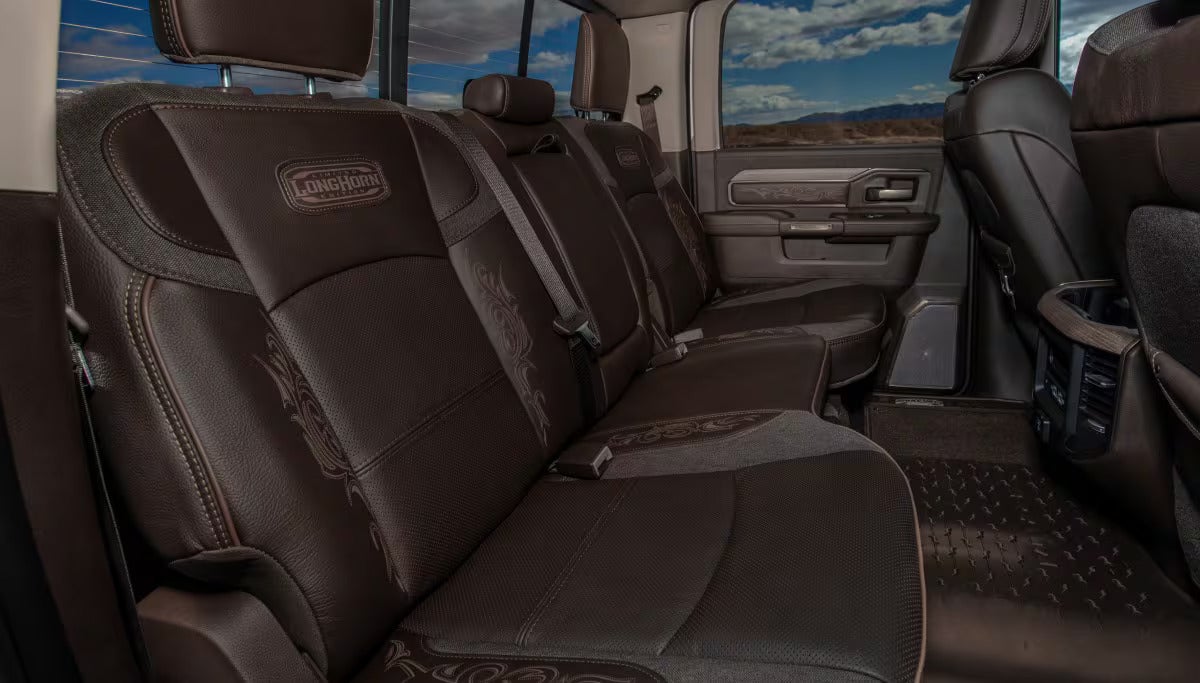 2026 Ram 3500 view of the interior back seat