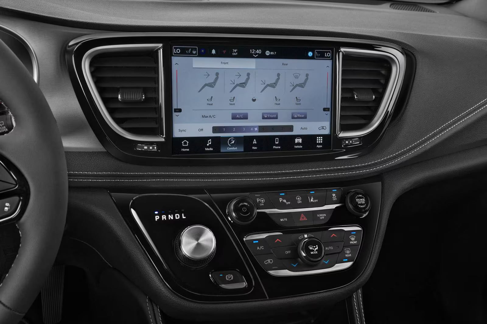 The front display in the pacifica.